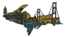 Free Upper Peninsula Sticker
