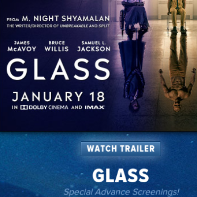Free Tickets to Glass Movie Screening