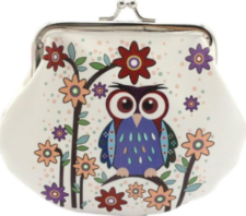 Todaies Retro Style Owl Clutch