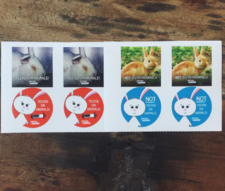 Free PETA Happy Bunny, Sad Bunny Stickers