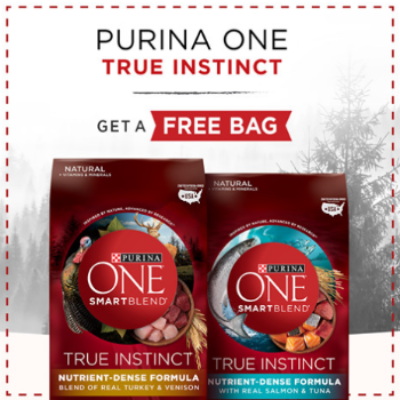 Free Purina One True Instinct Pet Food