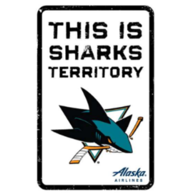 Free San Jose Sharks Mini Sign