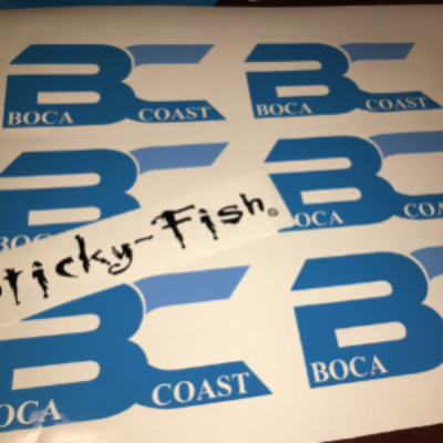 Free Sticky Fish Vinyl Decal