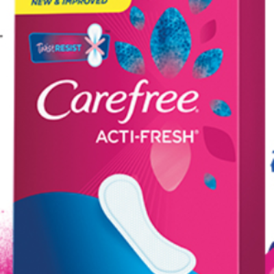 Free Carefree Acti-Fresh Liners