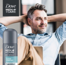 Free Dove Men+Care Dry Spray Sample