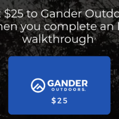 Free $25 Gander Outdoors Card W/ RV Walkthrough