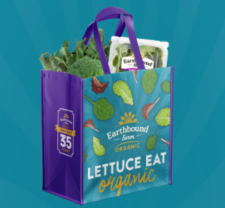 Win 1 of 12,000 Earthbound Farm Reusable Shopping Bags