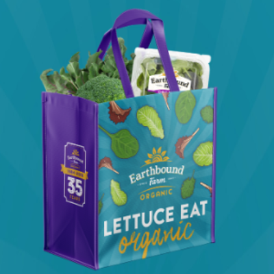 Win 1 of 12,000 Earthbound Farm Reusable Shopping Bags