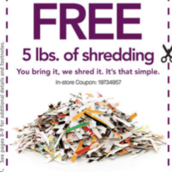 Office Depot & OfficeMax Free Shredding Oh Yes It's Free
