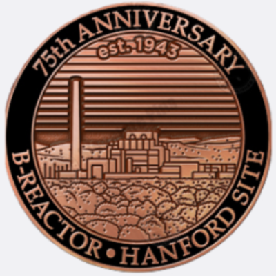 Free Hanford B-Reactor Commemorative Pin
