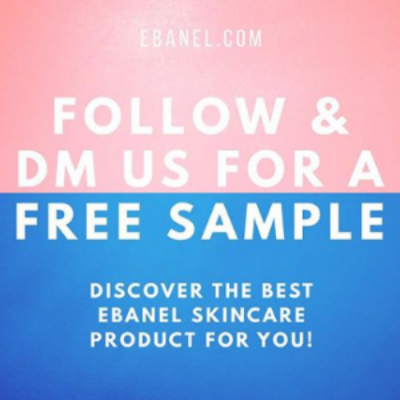 Free Ebanel Skin Care Samples