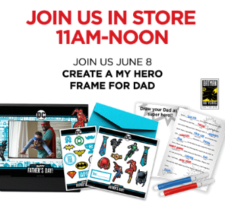 Free Father's Day Frame @ JCPenney Kids Zone - June 8
