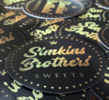 Free Simkins Brothers' Sweets Stickers