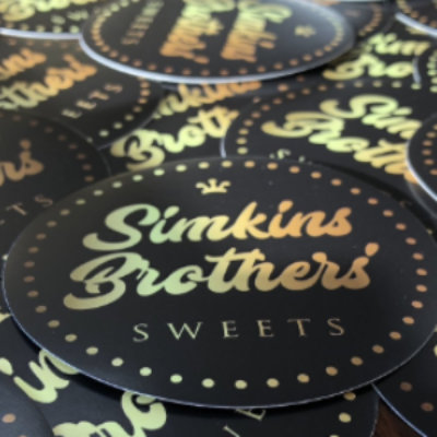 Free Simkins Brothers' Sweets Stickers