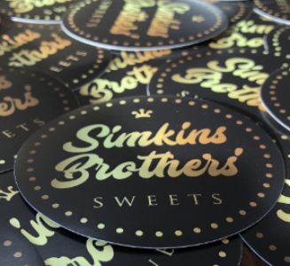 Free Simkins Brothers' Sweets Stickers