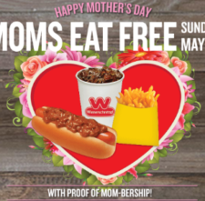 Wienerschnitzel: Mom's Eat Free - May 12th