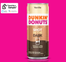 Free Dunkin' Shot In The Dark Coffee