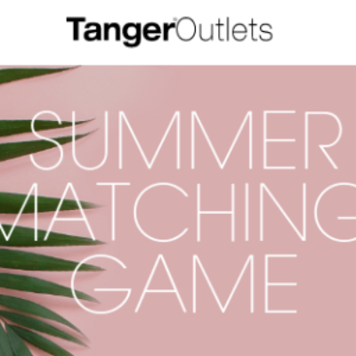 Free $10 Tanger Outlets Gift Card