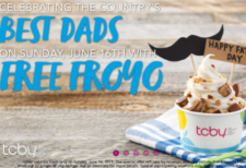 Free Froyo @ TCBY on Father's Day