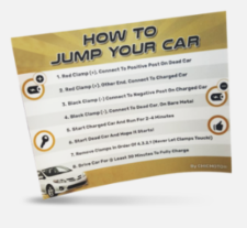 Free "How to Jump Your Car" Sticker
