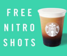 Starbucks: Free Nitro Cold Brew Shots - Aug 2nd