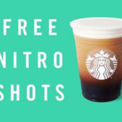 Starbucks: Free Nitro Cold Brew Shots - Aug 2nd