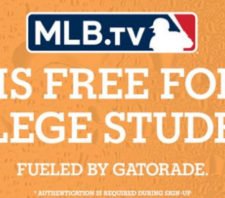 Free MLB.tv for College Students