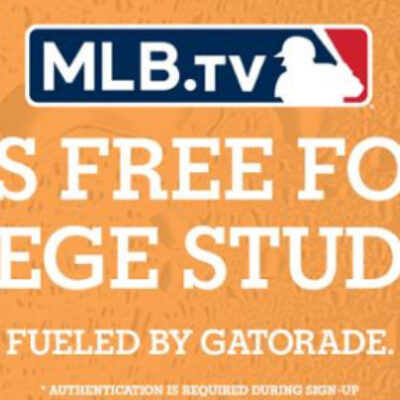 Free MLB.tv for College Students