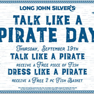 Long John Silver's: Pirate Day Freebies - Sep 19