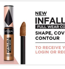 Free L'Oreal Infallible Concealer Samples