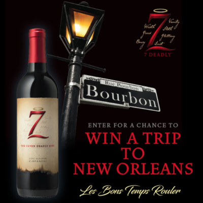 Win a Trip to New Orleans from 7 Deadly Wines