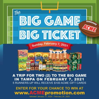 Win a Trip to the Big Game in 2021
