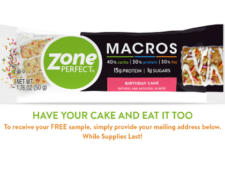 Free Zone Perfect Macros Bar