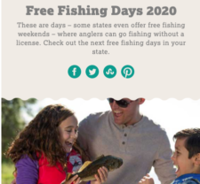 Free Fishing Days 2020