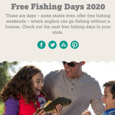 Free Fishing Days 2020