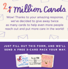 Hallmark: Free 3-Card Pack