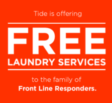 Free Laundry Services for First Line Responder Families