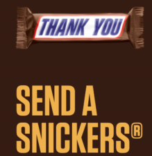 Send a Free SNICKERS to an Essential Worker