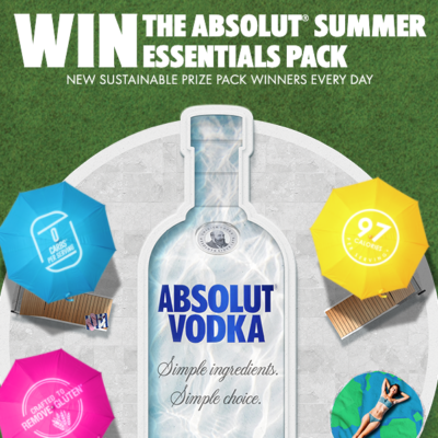 Win an Absolut Summer Essentials Pack