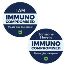 Free Immuno Compromised Sticker