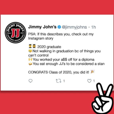 Jimmy John's: Free Sandwich for Graduates