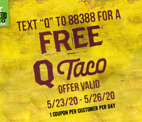 Free Q Breakfast Taco @ Laredo Taco Company in Stripes Stores