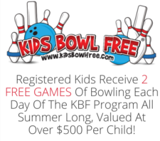 Free Bowling for Kids this Summer