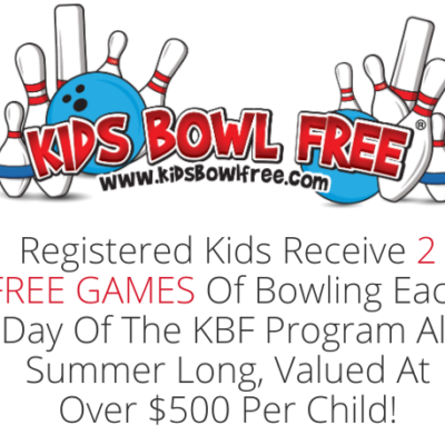 Free Bowling for Kids this Summer