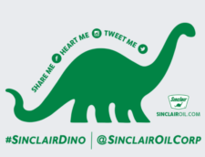 Free Sinclair Oil DINO Sticker
