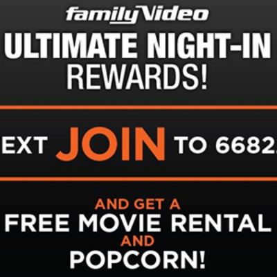 Family Video: Free Movie Rental & Popcorn