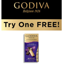 Free Godiva Signature Mini Bar
