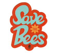 Free Save The Bees Sticker