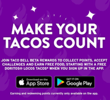 Taco Bell: Free Doritos Locos Taco W/ App