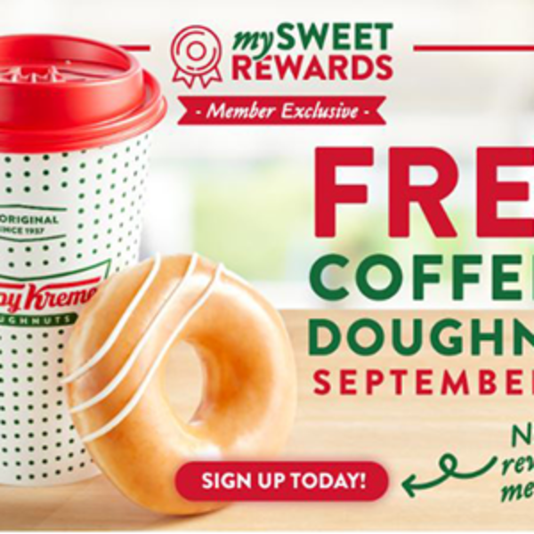 Krispy Kreme: Free Cofee + Doughnut – Sept 29 « Oh Yes It's Free